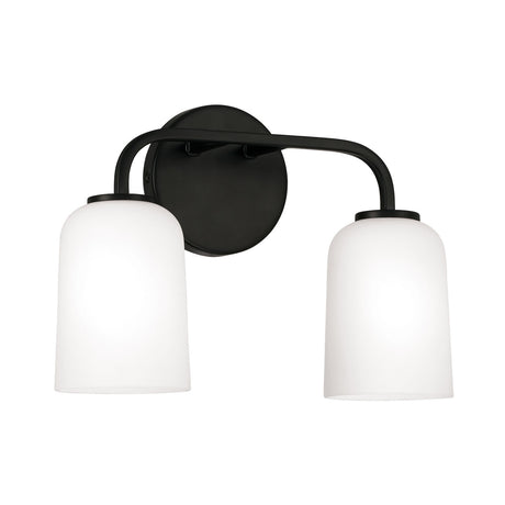 Elira 2 Light Vanity, Matte Black
