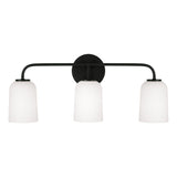 Elira 3 Light Vanity, Matte Black