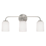 Elira 3 Light Vanity, Brushed Nickel
