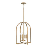 Elira Lantern Pendant 16", Aged Brass