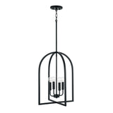 Elira Lantern Pendant 16", Matte Black
