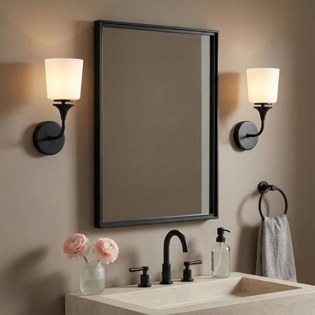 Harper Wall Sconce, Matte Black