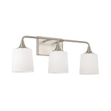 Harper 3 Light Vanity, Brushed Nickel