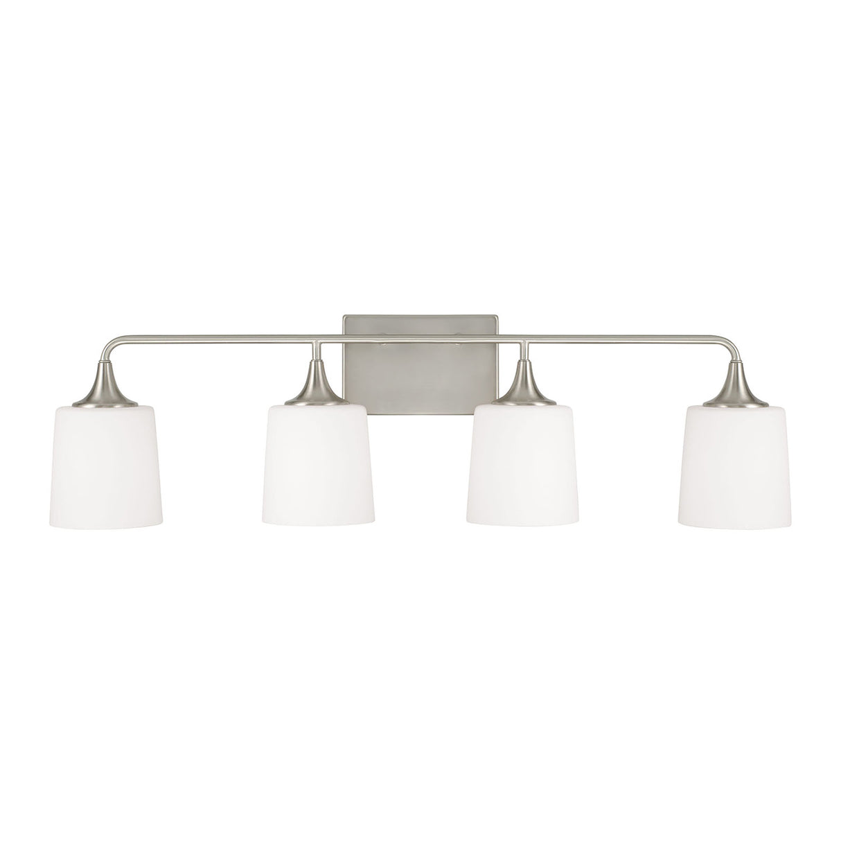 Harper 4 Light Vanity, Brushed Nickel