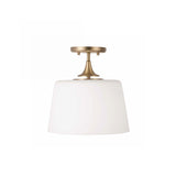 Harper Semi-Flush 12", Aged Brass