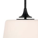 Harper Semi-Flush 12", Matte Black