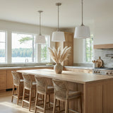 Harper Pendant 12", Brushed Nickel