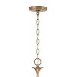 Harper 5 Light Chandelier 31", Aged Brass
