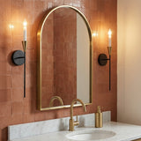 Astra Wall Sconce 22 for Modern home with Terracotta Tile