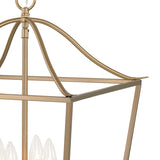 Eloise Lantern Pendant 16", Matte Brass