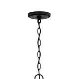 Eloise Lantern Pendant 16", Textured Black