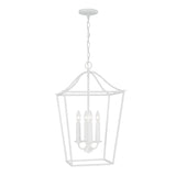 Eloise Lantern Pendant 16", Textured White
