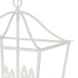 Eloise Lantern Pendant 16", Textured White
