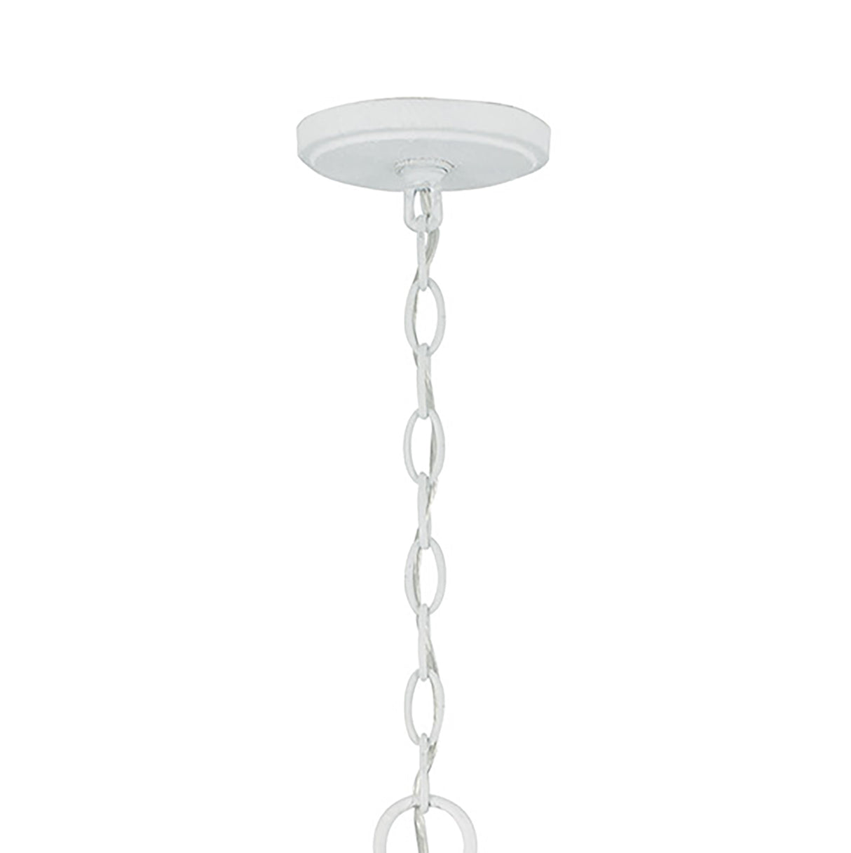 Eloise Lantern Pendant 16", Textured White