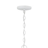 Eloise Lantern Pendant 28", Textured White