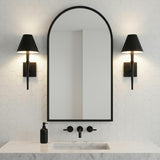 Clara Wall Sconce 19", Matte Black