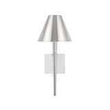 Clara Wall Sconce 19", Polished Nickel