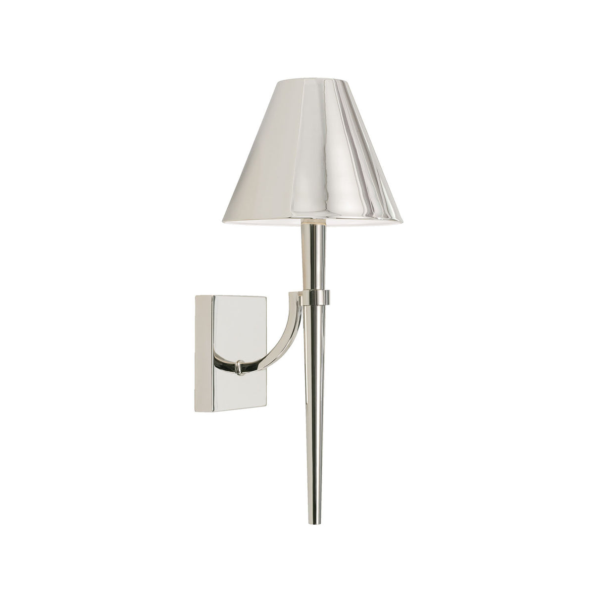 Clara Wall Sconce 19", Polished Nickel