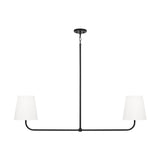 Lior 2 Light Linear Pendant 50", Matte Black