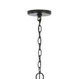 Whitby Pendant 26", Glossy Black and Aged Brass