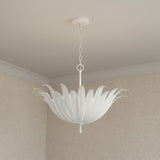 Cerise Pendant 24, Textured White for Transitional home with White Walls