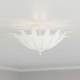 Cerise Semi-Flush 18" for Coastal home with White Painted Siding