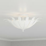 Cerise Semi-Flush 18", Textured White