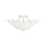 Cerise Semi-Flush 18", Textured White