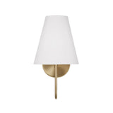 Dorian Wall Sconce 14", Matte Brass