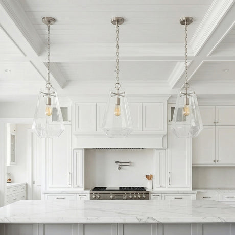 Delmar Pendant 11 for Modern Farmhouse home with White Shiplap