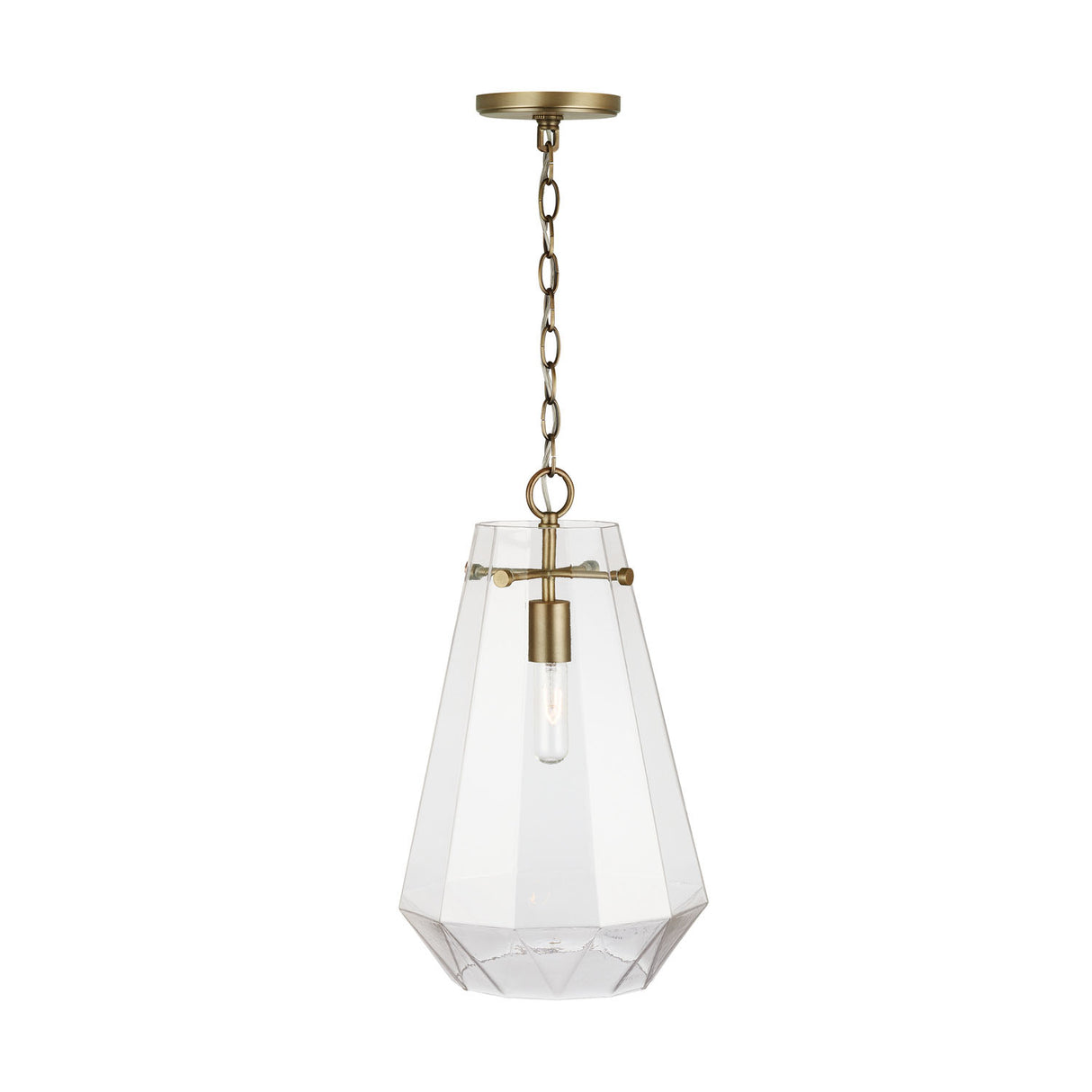 Delmar Pendant 11", Aged Brass