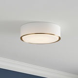 Adler Flush Mount 16" for Transitional home with White Walls
