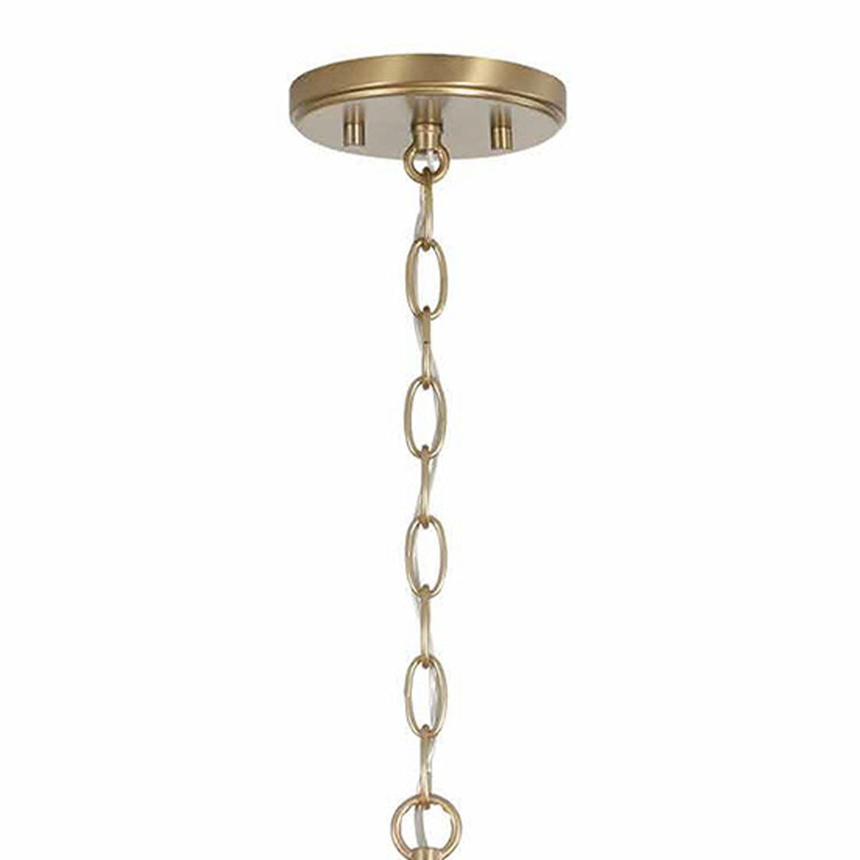 Saltair Pendant 20", Matte Brass with Natural Rope