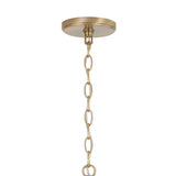 Saltair Pendant 30", Matte Brass with Natural Rope