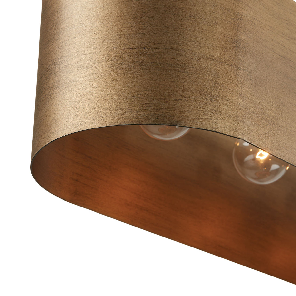 Reed Linear Pendant 44", Textured Brushed Brass