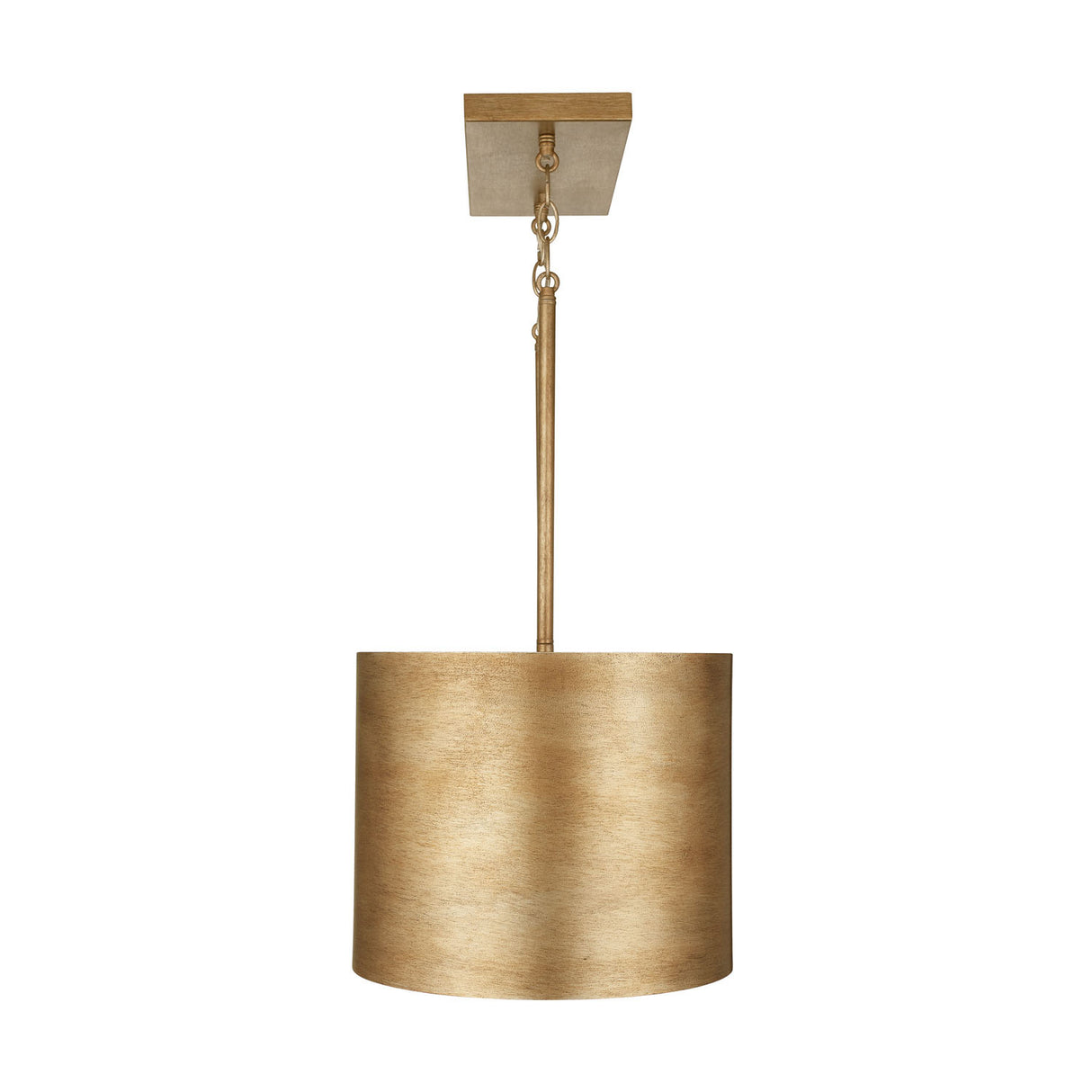 Reed Linear Pendant 44", Textured Brushed Brass