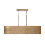 Reed Linear Pendant 44", Textured Brushed Brass