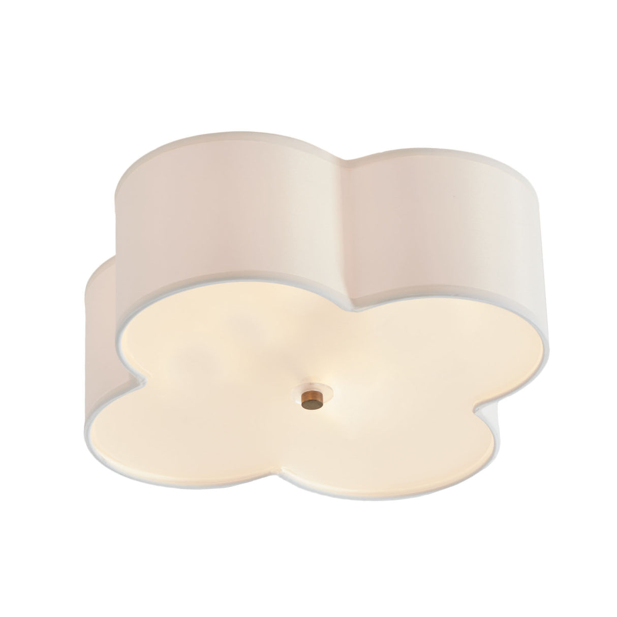Orla Semi-Flush 18", Brushed Gold
