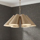 Crosby Pendant 25", Matte Brass