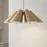 Crosby Pendant 25", Matte Brass