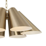 Crosby Pendant 25", Matte Brass