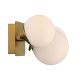 Inari LED 3 Light Vanity, Brass with Opal Glass