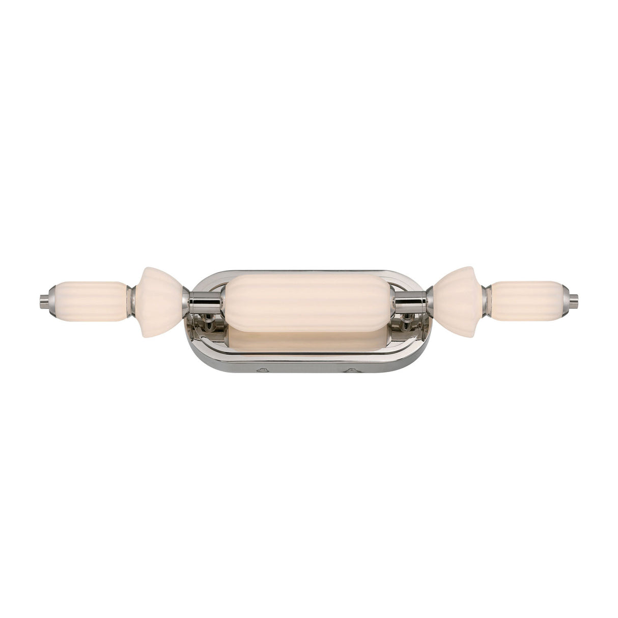 Giselle LED Vanity 22", Polished Nickel with Opal Glass