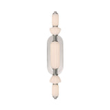 Giselle LED Vanity 22", Polished Nickel with Opal Glass