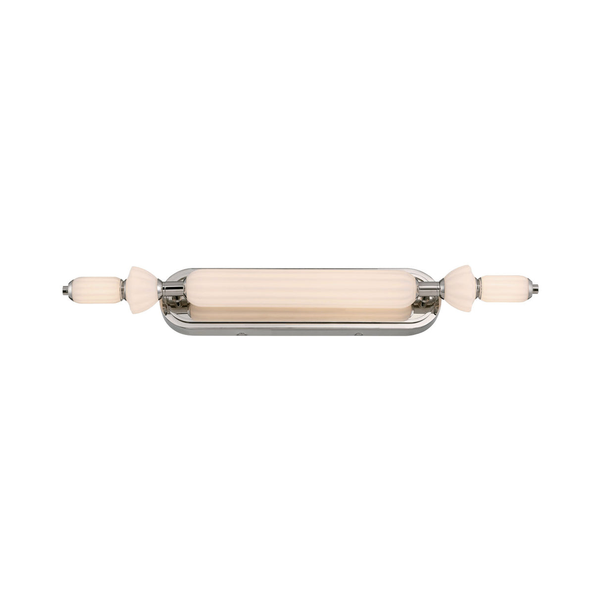Giselle LED Vanity 31", Polished Nickel with Opal Glass
