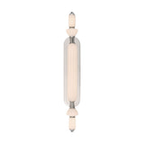 Giselle LED Vanity 31", Polished Nickel with Opal Glass