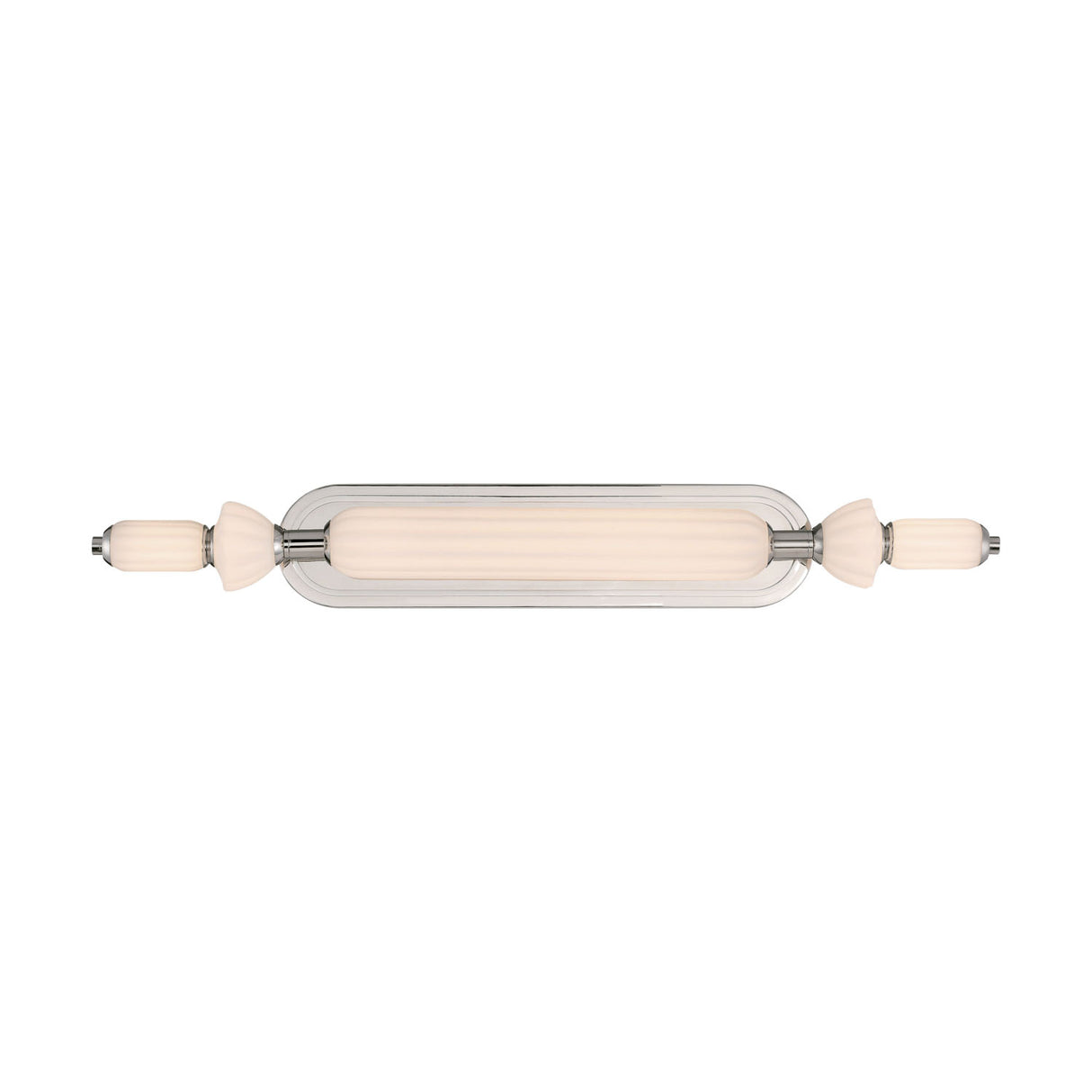 Giselle LED Vanity 31", Polished Nickel with Opal Glass