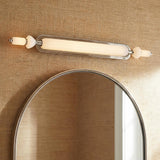 Giselle LED Vanity 39", Polished Nickel with Opal Glass
