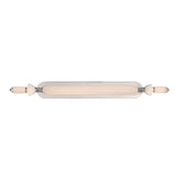 Giselle LED Vanity 39", Polished Nickel with Opal Glass