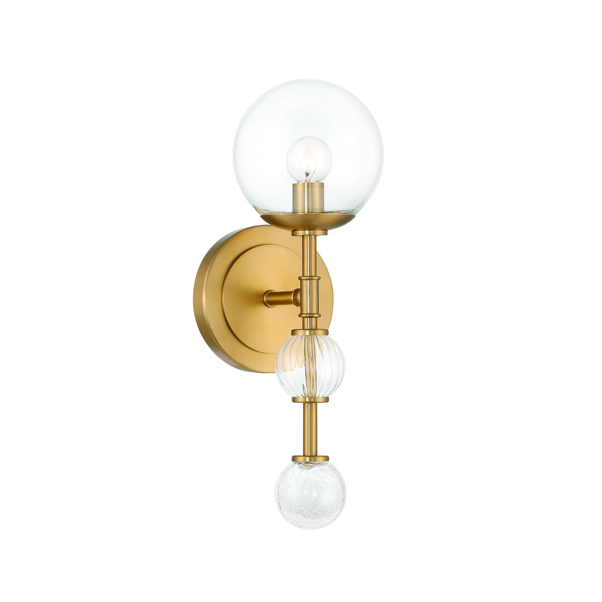 Lumi Wall Sconce 15", Brass